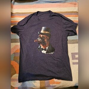 Boxer Dog Smoke Cigars XL T-Shirt